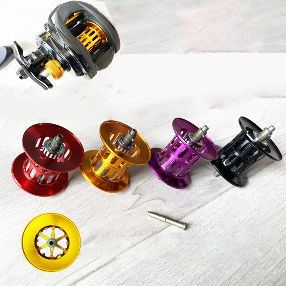 1PCS Angelrollen Spule Aluminium Legierung FÜR ABU-B4 P4 MAX4X Für GARCIA-MAX4sx MAX4STX Angeln Reel spule Angeln Zubehör