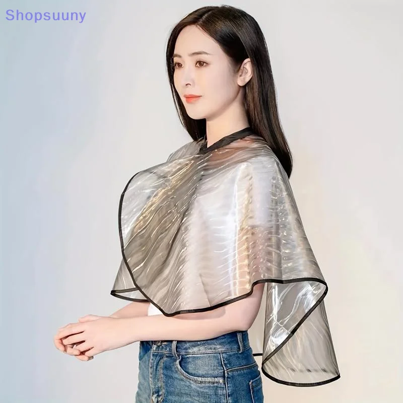 [SU]Barbershop Hairdressing Cape Waterproof Hair Coloring Wraps For Hair Color Shampoo Hair Dye Cloth Haircut Cloak Tools[SU]