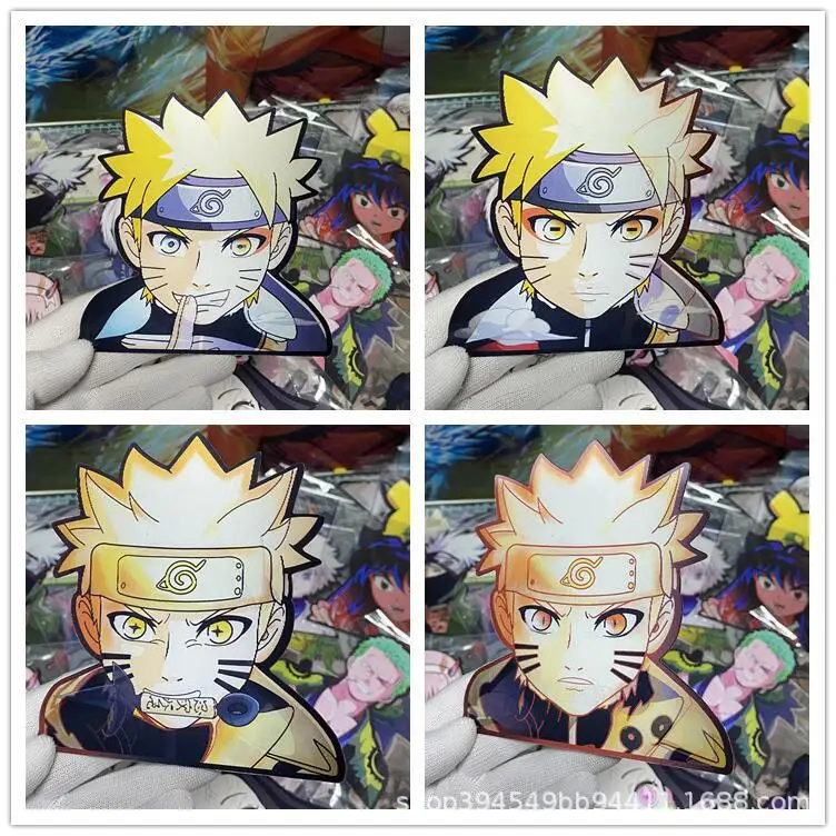 Autocollant 3D Illusion Dégradée Anime Naruto, Autocollant Décoratif Uchiha Obito Itachi Naruto