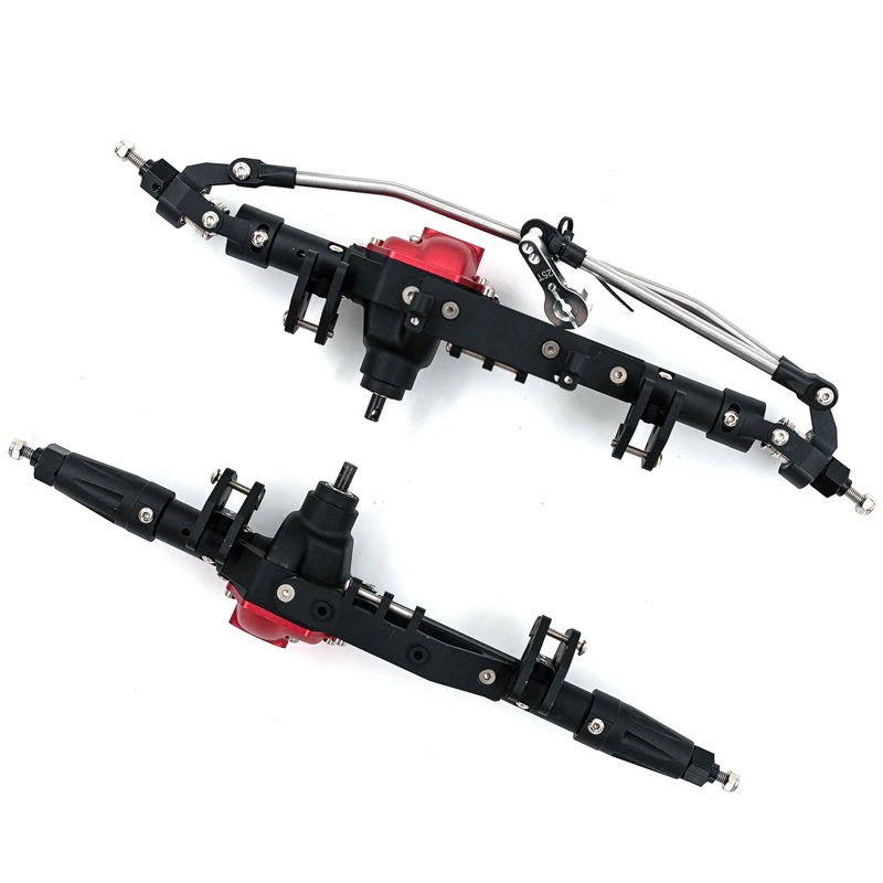 Heavy Duty Metal Front and Rear Axles for 1/10 RC Crawler Car Axial WRAITH 90018 90020 90045 RR10 90048 90053 Upgrade Part