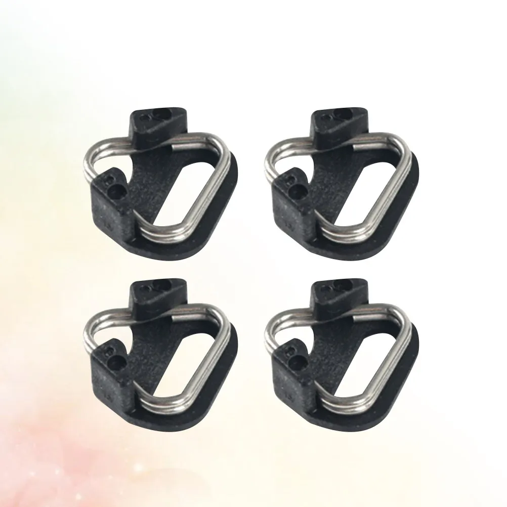 4Pcs Metal Triangle Ring Strap Adapter Buckle for Camera Neck Back Carry Compatible with Round Hole Straps High Strength Smooth