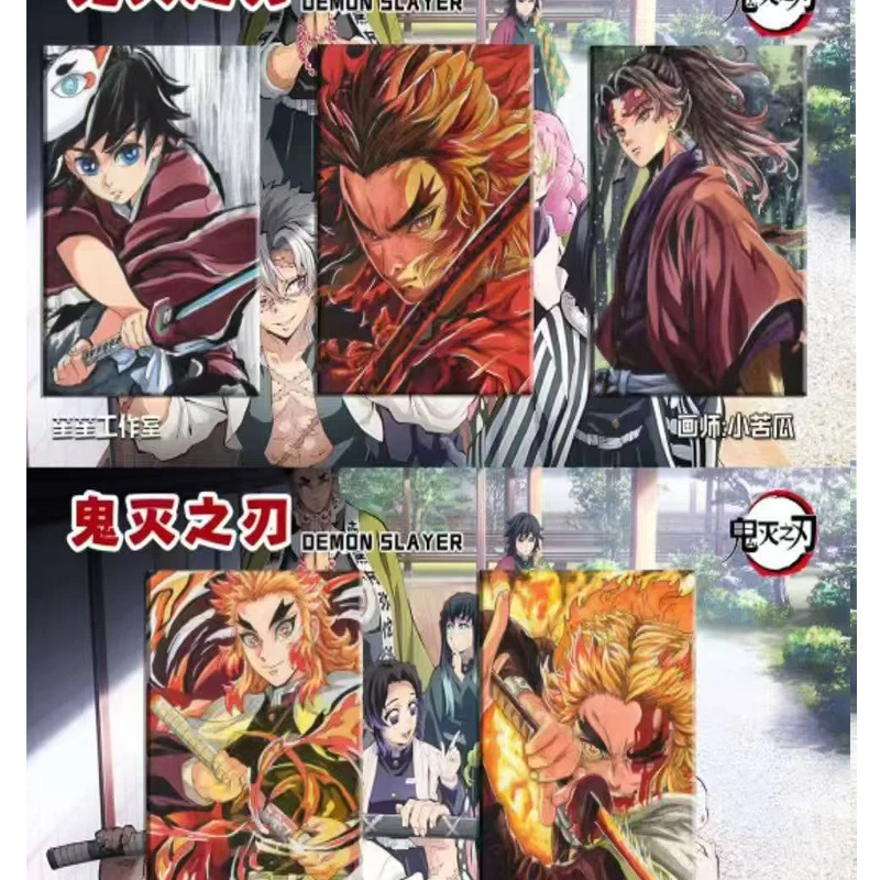 Nuove carte da collezione originali Demon Slayer Booster Box Unico ShengSheng 100% dipinto a mano Rare Anime che giocano a carte da gioco da tavolo