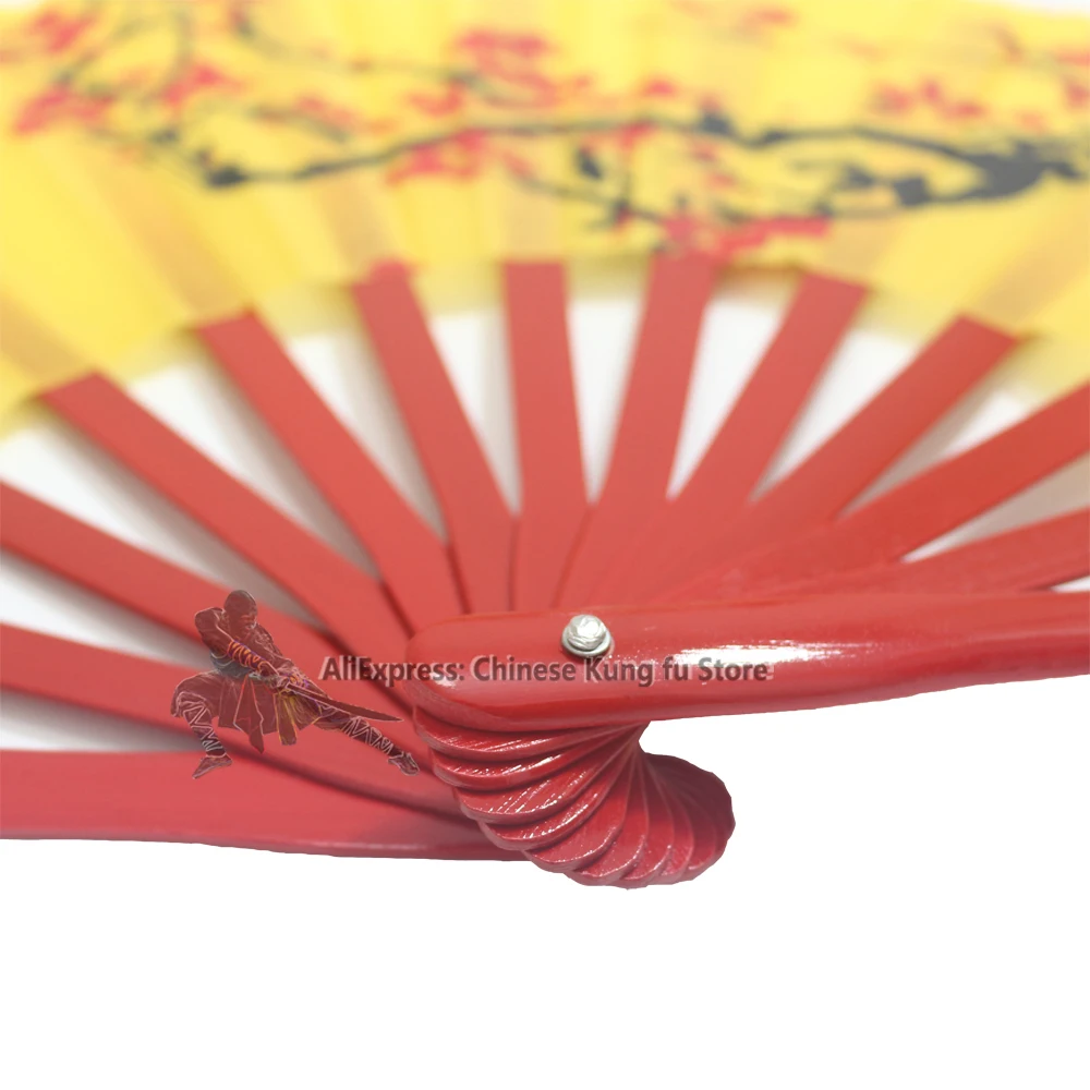 High Quality Bamboo Tai chi Fans Chinese Kung fu Fan Dancing Wushu Martial arts Fans Durable