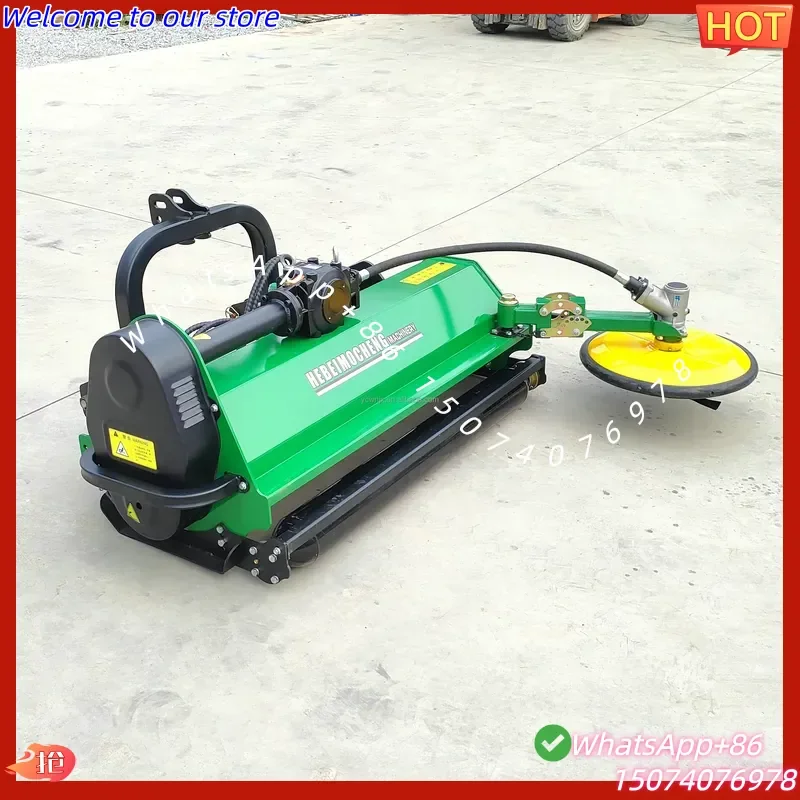 2026 Hot Sale 3 Point Hookup Other Farm Machines Obstacle Avoidance Lawn Orchard Disc Mower Offset Flail Mower