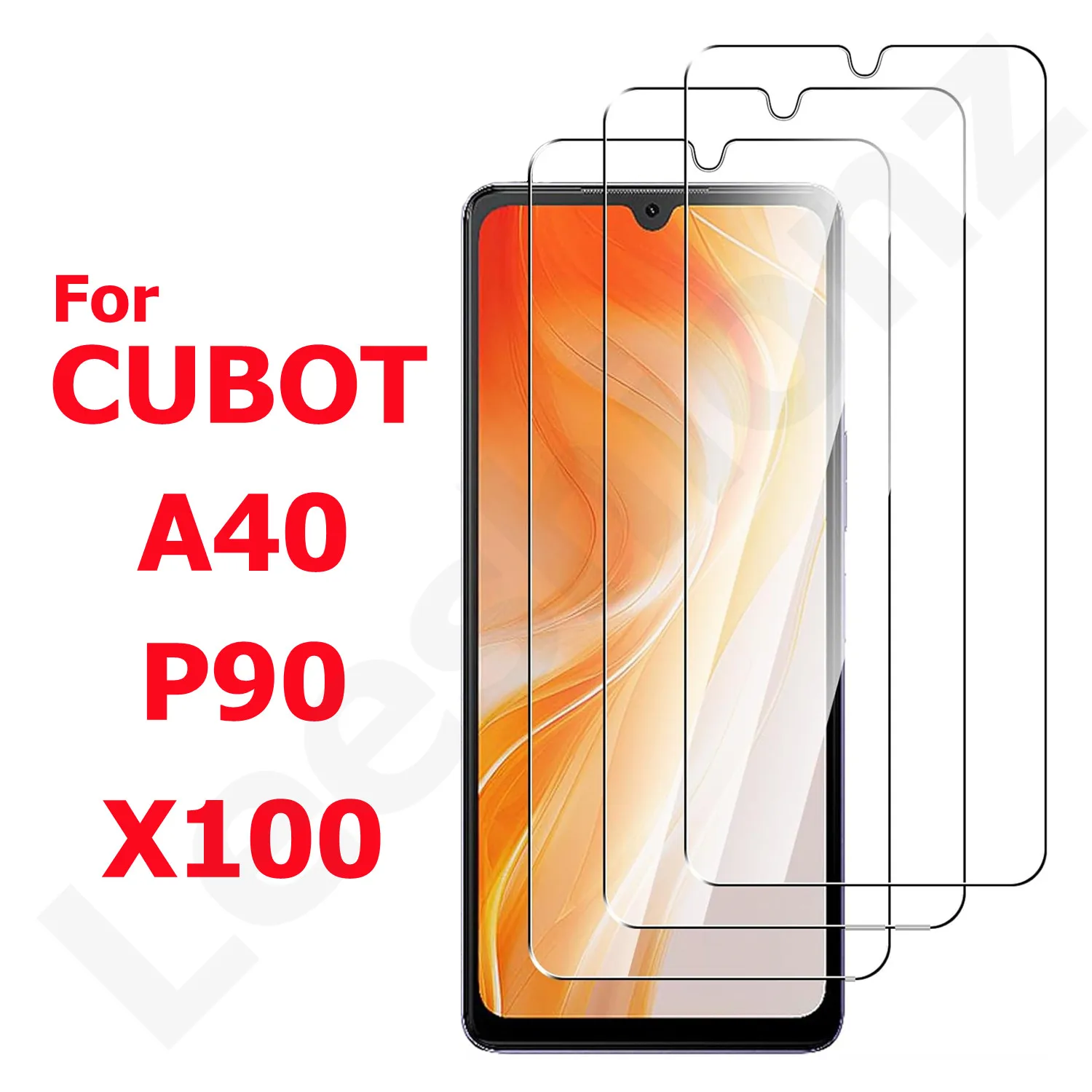 

4Pcs Protective Tempered Glass For CUBOT X100 A40 P90 Screen Protector