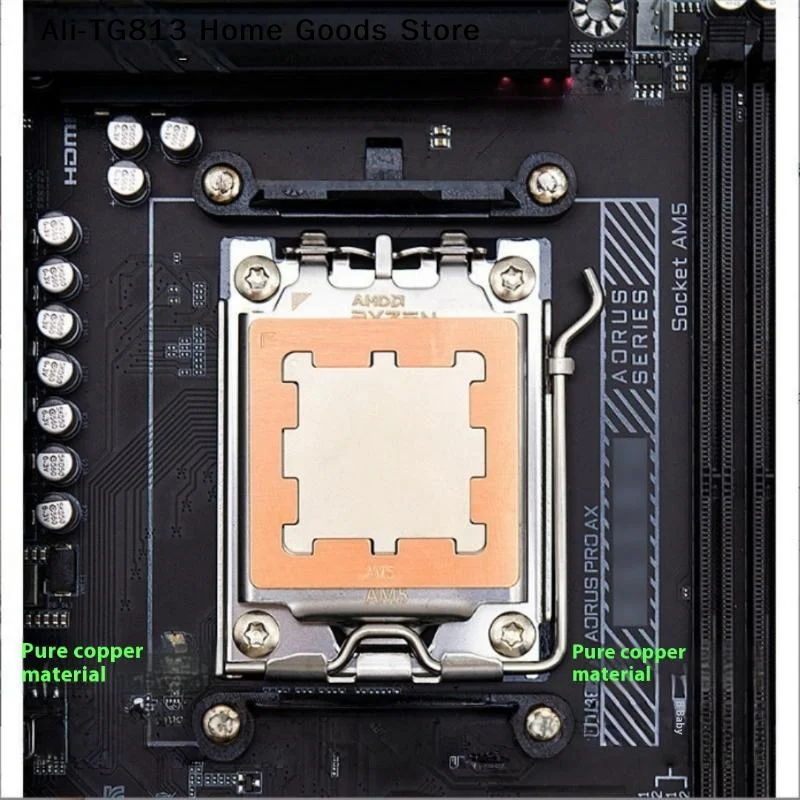 

[TG813]1Pcs AM5 Thermal Pastes Guard Contacts Frame For 7950X 7900X 7700X 7600X AM5 CPU Cooling Pad