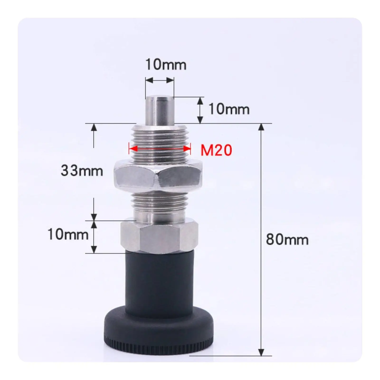 Self Locking Stainless Steel Plunger Pin Tumbler Style for Fixture Locating and Engineering Support