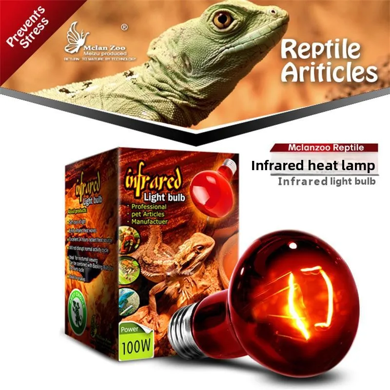 

Керамический теплоизлучатель MCLANZOO | 24H Ночной обогреватель без освещения для рептилий | Безопасное тепло для резервуаров и терариумов