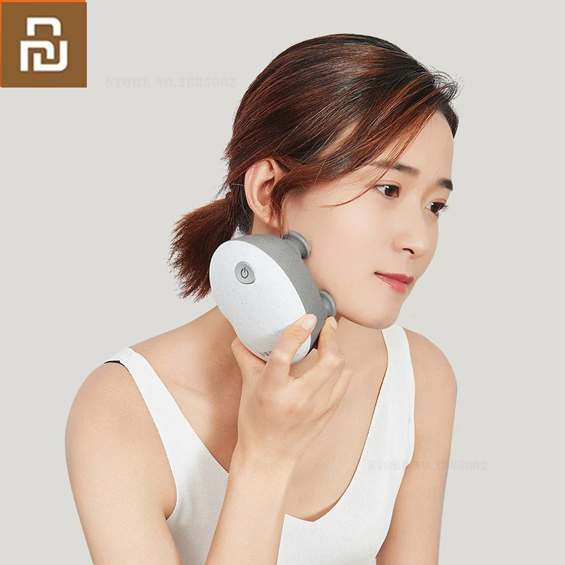 

Youpin Head Massager Facial massager 360 Degree Stereo Massage IPX8 Waterproof Facial Cleaner Wireless Multi-purpose Massager