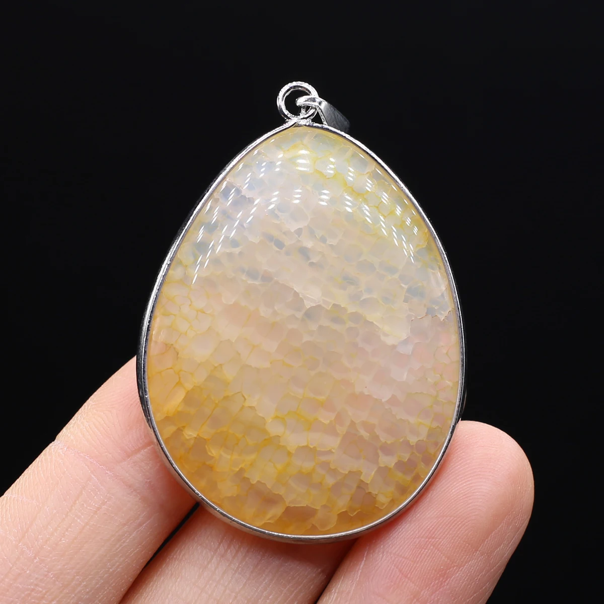 31x45mm Natural Stone Agate Pendant Irregular Shape Charms for Jewelry Making Supplies DIY Necklace Earrings Charms Accessories