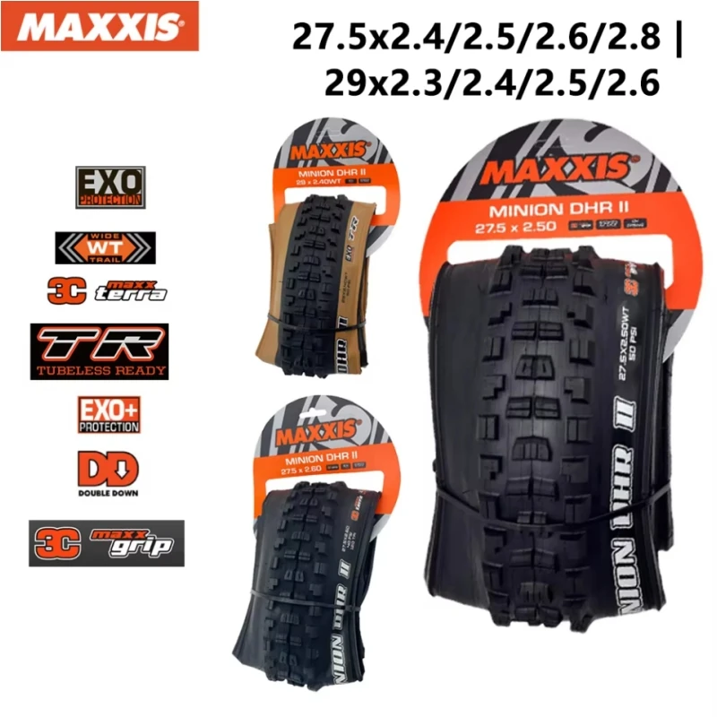 【セール中】MAXXIS ミニオン DHR U マウンテンバイクダウンヒルタイヤ抗パンク折りたたみマウンテンタイヤチューブレスダウンヒルタイヤ DH タイヤ