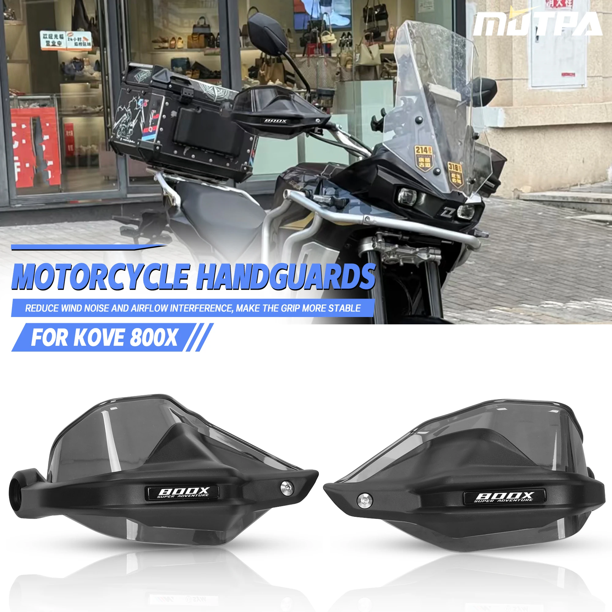 For KOVE 800 X 800X Por 800X Por Handguard Handlebar Guards Windshield Motorcycle 800X Handguards Handlebar Guards Protective Co