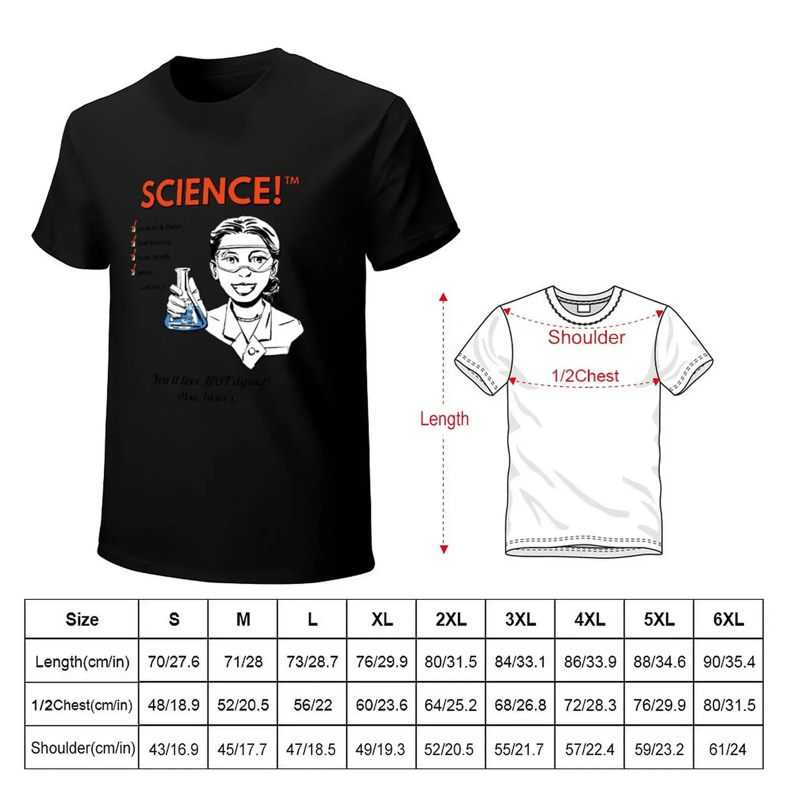 SCIENCE! - You'll Love NOT Dying! (Also, lasers.) T-Shirt graphic shirts vintage funny t shirts men