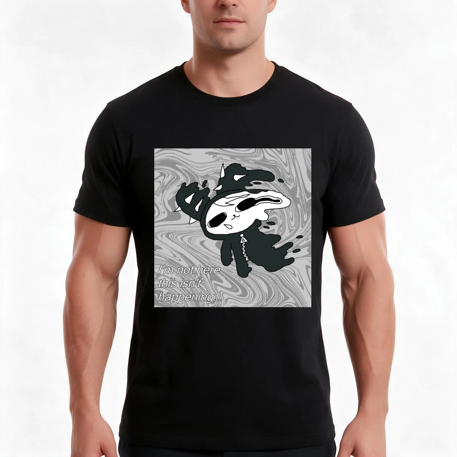 How to disappear completely T-Shirt, Summer Casual Cotton Tee, Oversized Streetwear Tops, Vintage Graphic Print, 100% Cotton