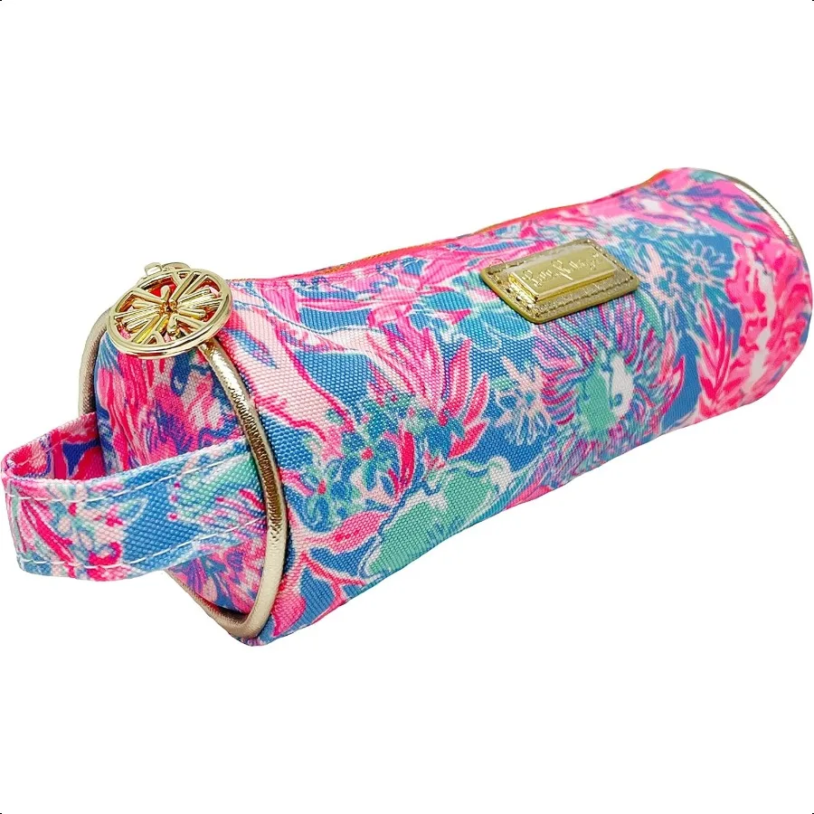 Federmäppchenhalter, Reisetasche, Etui mit Tragegriff, Reißverschluss, Viva La Lilly