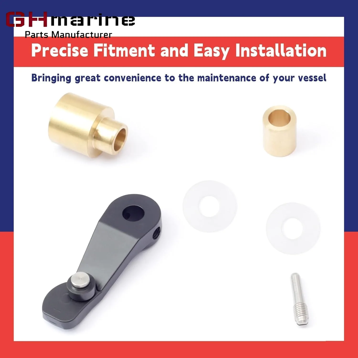 45518T1 Shift Lever Kit Replacement for MerCruiser MC-I R MR Alpha One Alpha One Gen 2 Drives 21144 23-805041A2 87561