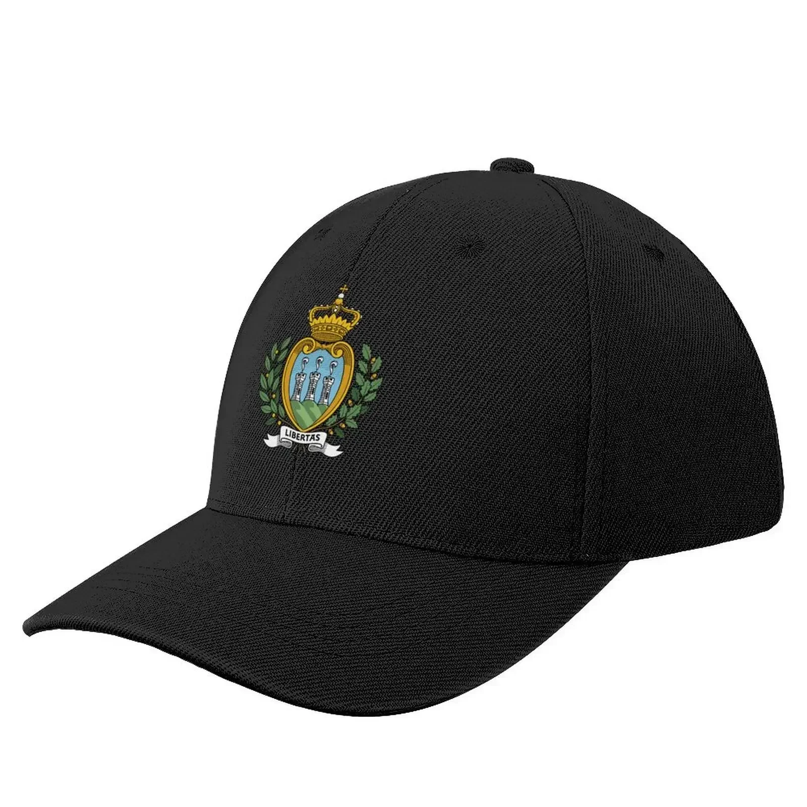 

Coat of arms of San Marino Baseball Cap fun hats sun caps party Hat Golf Wear Girl Men's