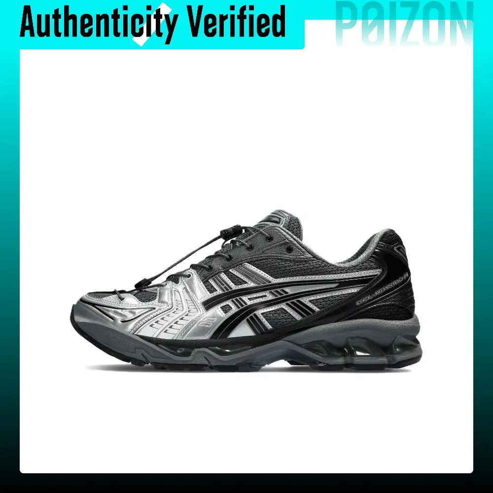 ASICS x Unaffected Gel Kayano 14 Low top Casual Running Shoes Men's Black Silver 1201A922-020
