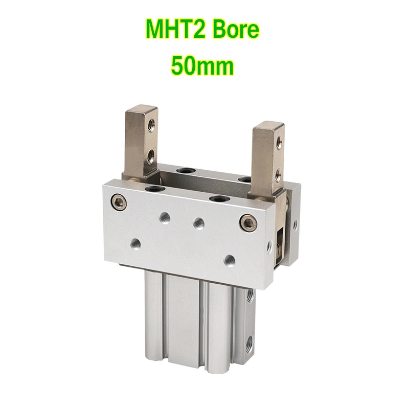 

High quality MHT2 MHC2 MHY2 series MHT2-50D toggle type air gripper 2 finger double acting pneumatic robot gripper air cylinder