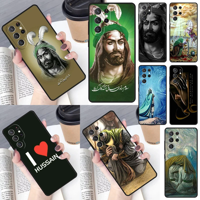 Роскошный чехол для телефона Samsung Galaxy S26 Ultra S25 S24 S23 S22 S21 S20 Note10 Plus FE с изображением Имама Али Хусейна (Шиитский Ислам)