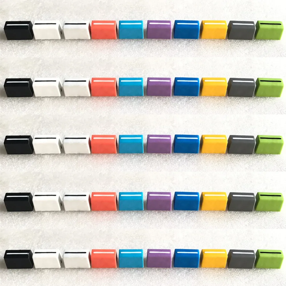 50 قطعة ل RANE TTM-54 56 57 61 62 68 مقياس الجهد العمودي المدفوعات المقابض قبعات/الأفقي دفع ترويسة مقبض غطاء لينة غطاء المقبض