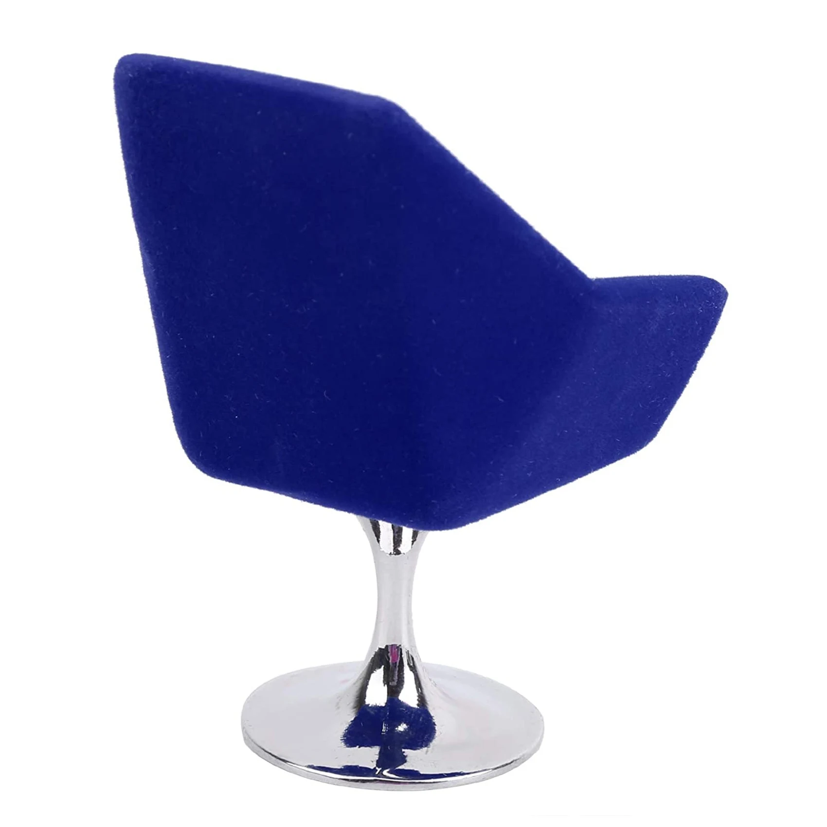 Mini fauteuil flocage l'inventaire bleu, accessoire décoratif, échelle 1:12