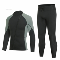 3MM Neoprene Men Wetsuit Front Zipper Underwater Kitesurf Surf Surfing Spearfishing Jacket Pants Clothes Wet Suit