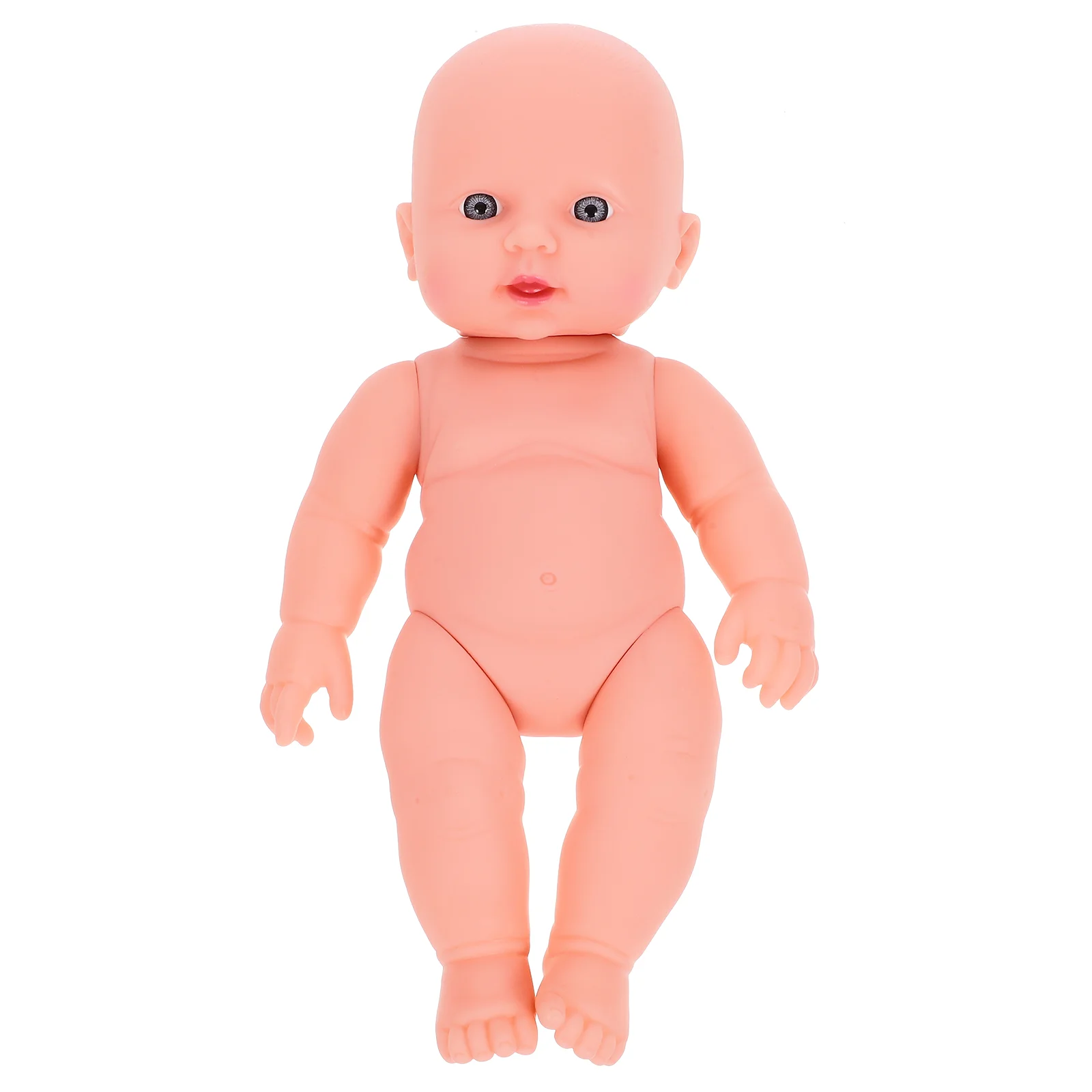 

30cm Baby Simulation Newborn Girl Emulated Dolls Expression Children Gift Baby Toy Birthday Gift ( , Naked)