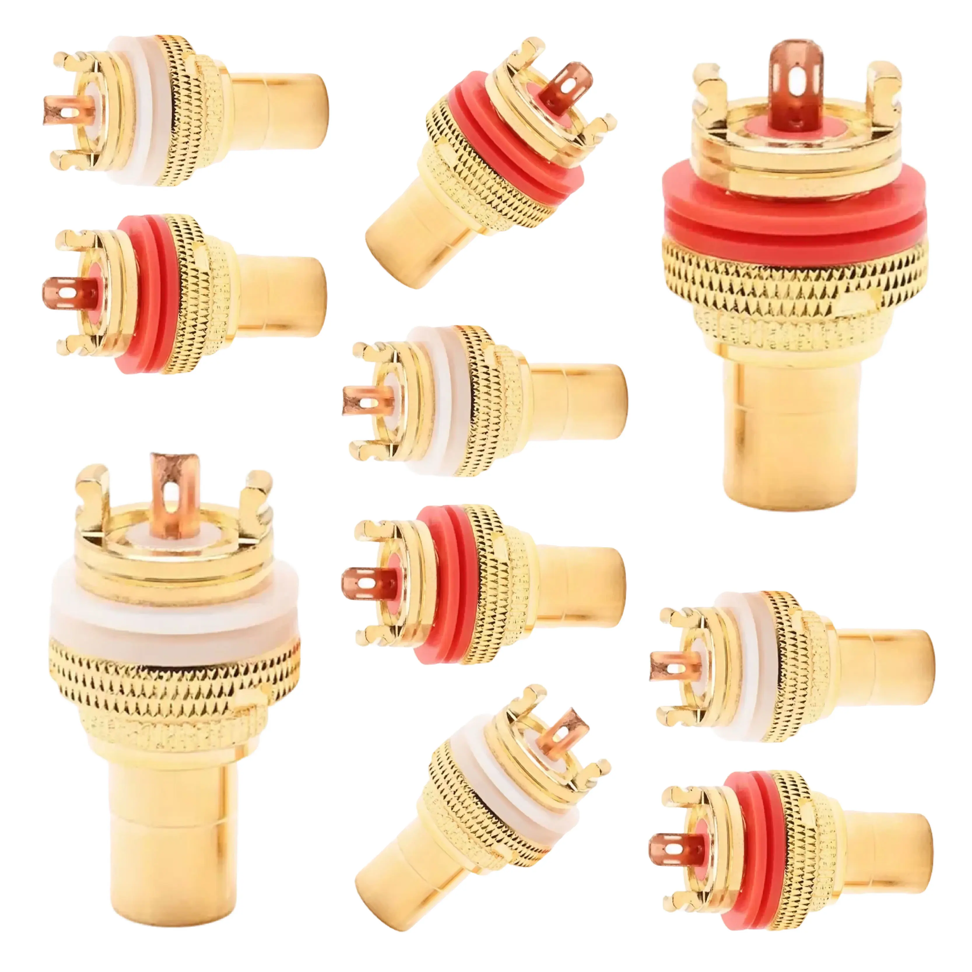 

2 шт. CMC разъем RCA гнездовой разъем для крепления на панели шасси разъем для динамика аудио разъем позолоченный разъем RCA