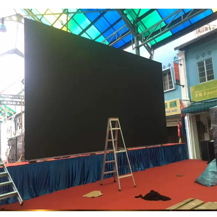 P4 داخلي/خارجي تأجير شاشة عرض LED خزانة جدار الفيديو للمرحلة #2