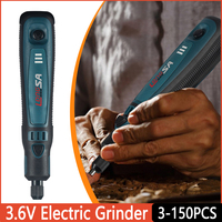 Battery Powered Electric Grinder Dremel Rotary Tool 3-Speed Wireless Drill Grinder Battery Engraver Pen Rechargeable Tool