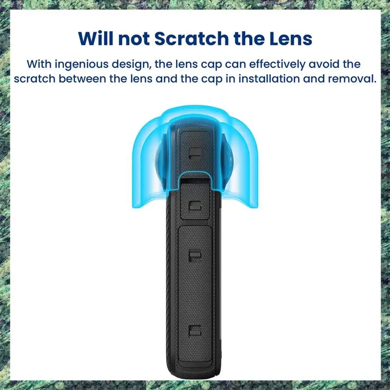 Крышка объектива SCLS для Insta360 X4, защитная крышка, аксессуары для камеры Insta360 X4, защита от пыли и царапин, силиконовый защитный объектив