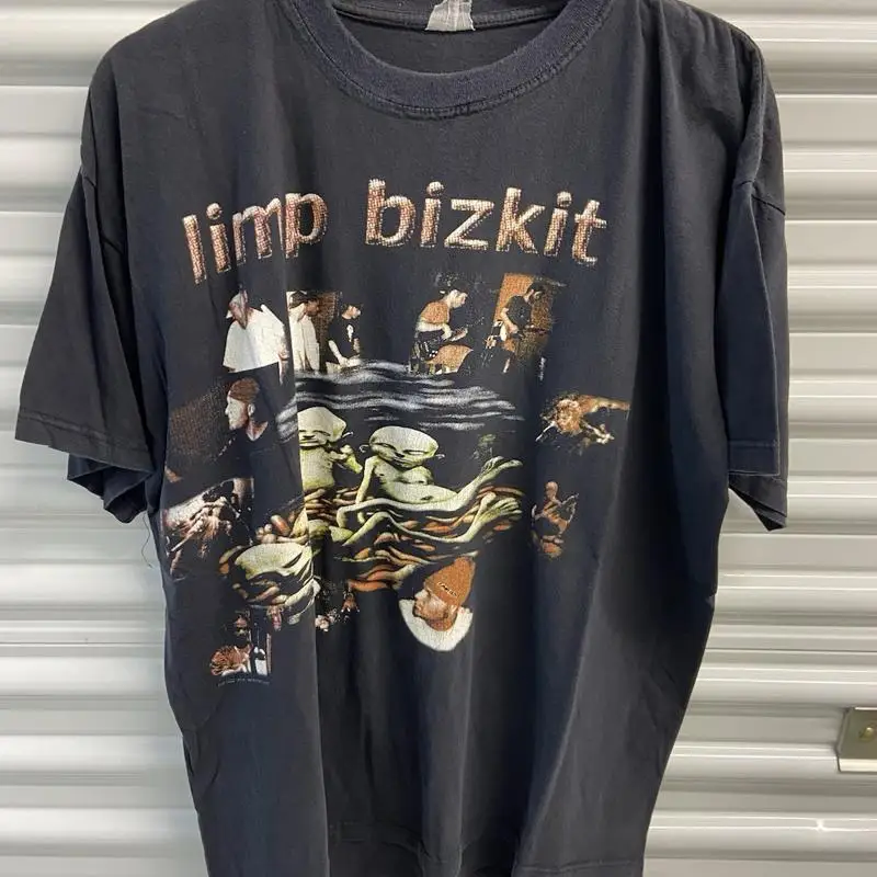 Vintage Limp Bizkit Chocolate Starfish Tour T Shirt Size XL 90s Y2K Boxy
