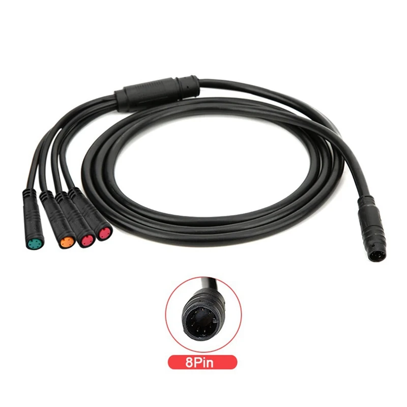 Waterproof 8Pin Main Cable For Electric Bike Controller Dashboard Connection Cable 2PIN+3PIN+5PIN For Some KT Controller