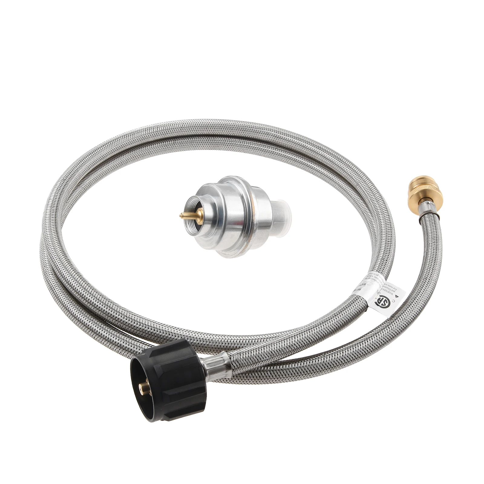 1Pc Propane Fuel Filter F273699 with 6FT Compatible with Buddy Fuel Filter with Hose Connect 5-40 lb Propane Tanks Replacement