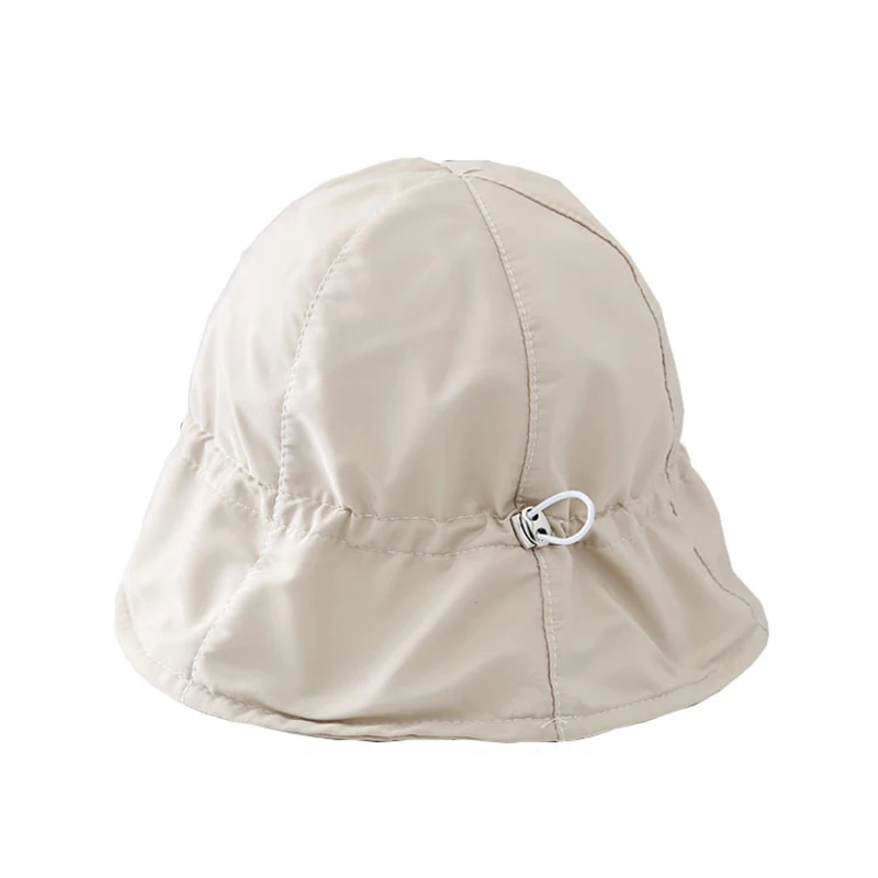 Summer Sunscreen Bucket Hat Breathable Quick-drying Cap Men Women Outdoor Riding Beach Hat Adjustable Drawstring Fisherman Hats
