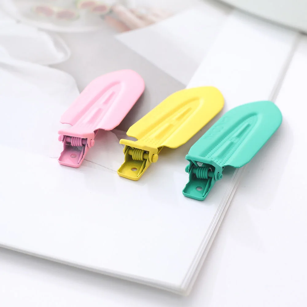 10 Pieces Hair Clips Side Clip Colorful Metal Paint Hair Accessories DIY Cream Glue Handmade Bobby Pin Decorative Materials