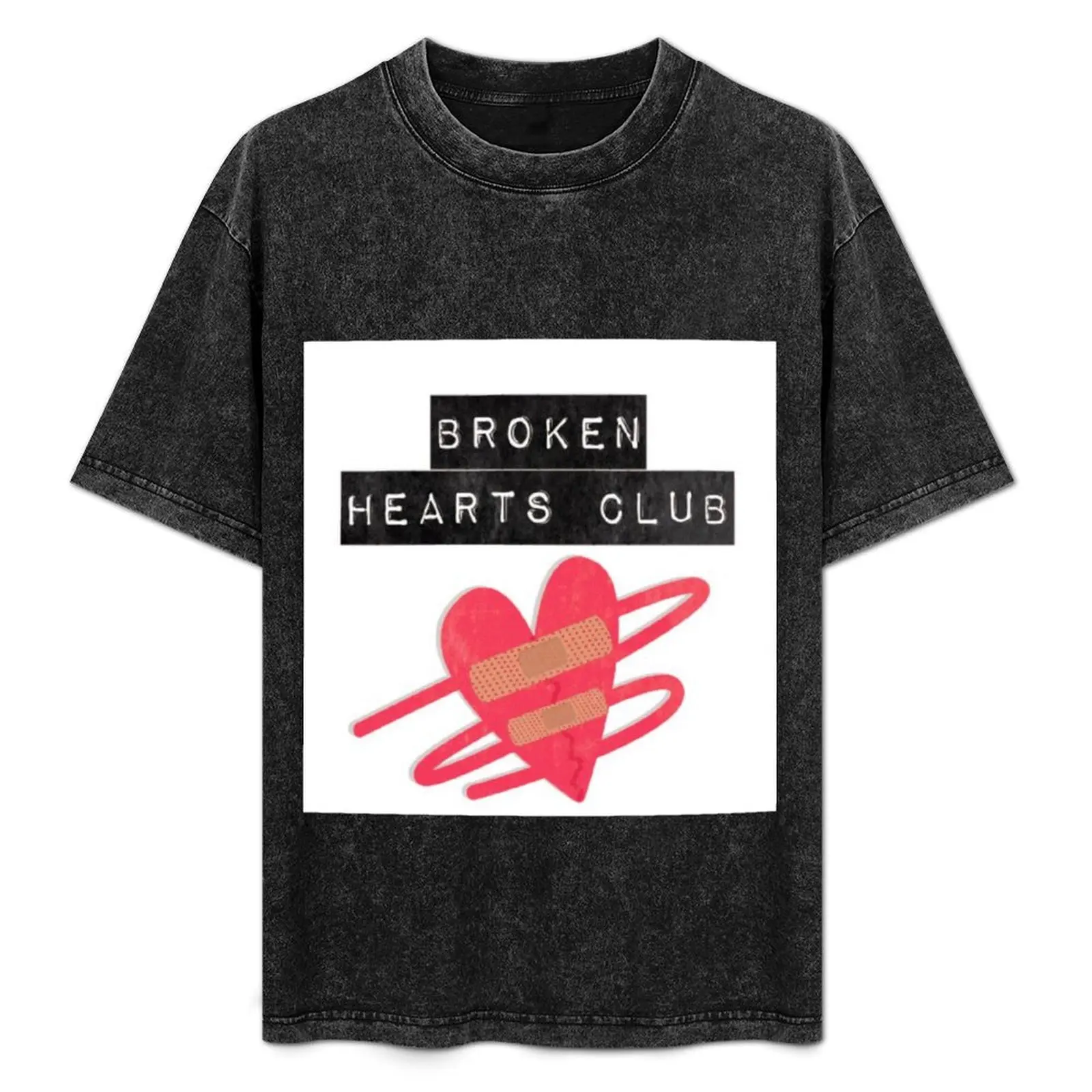 Broken Hearts Club T-Shirt oversized graphic tee anime tshirt mens t shirts