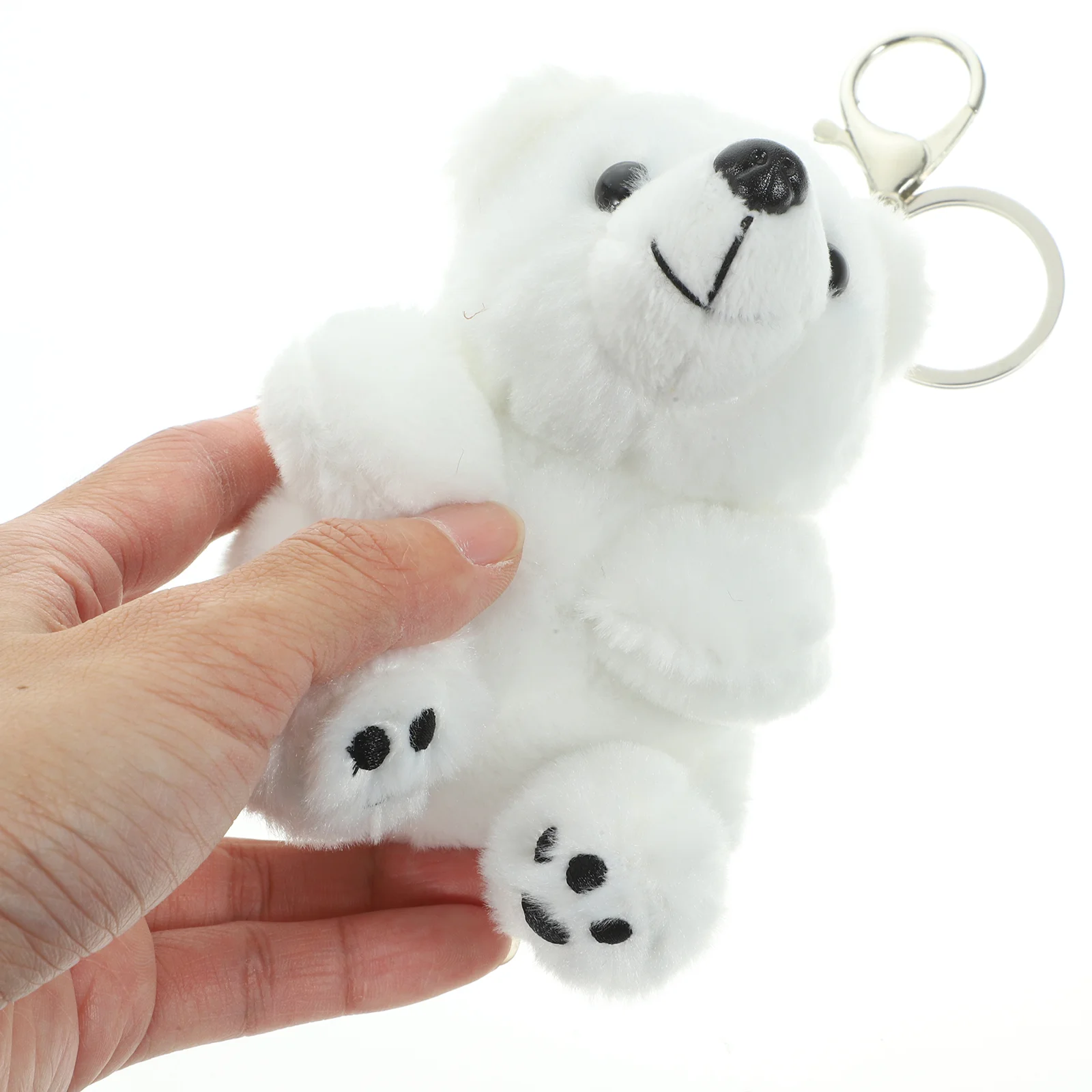 Polar Baby Keyring Rucksack Fob Handbags Charms Bear Keychain Stuffed Animal Pp Cotton Miss Car