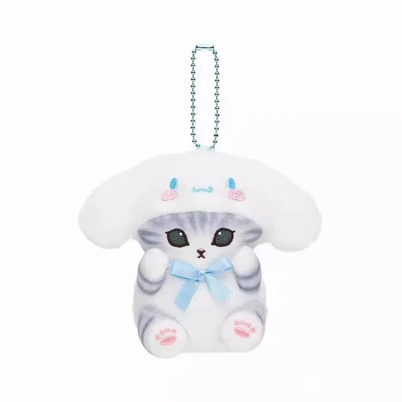 12CM Kawaii Hello Kitty Cross-Dressing Kuromi Hanyodon Pluszowy brelok do kluczy Anime pluszowa lalka wisiorek do plecaka