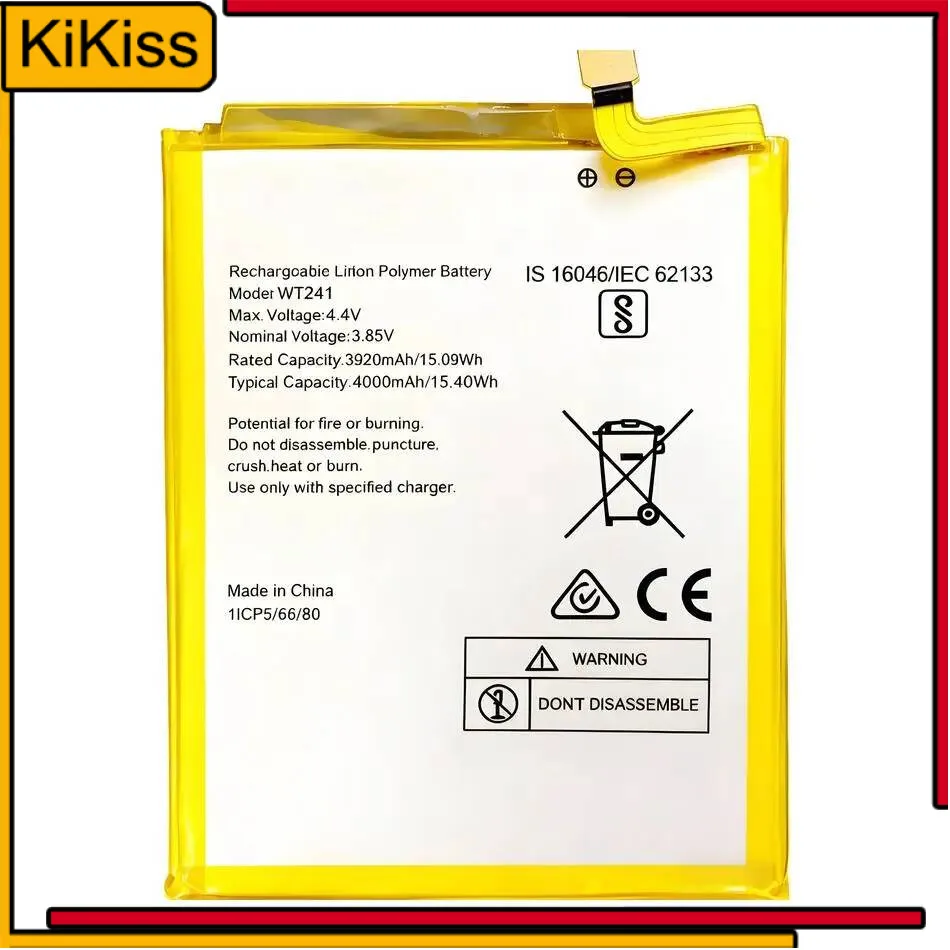 

Mobile Phone Battery For Nokia 3V Stable Good Low-Temperature Performance 4000Mah WT241