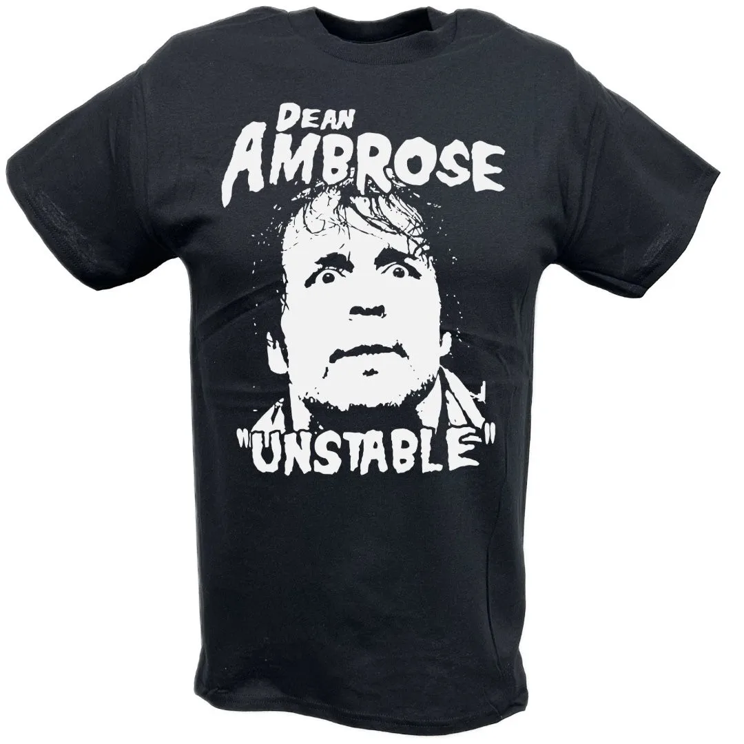Dean Ambrose The Unstable One Camiseta negra para hombre