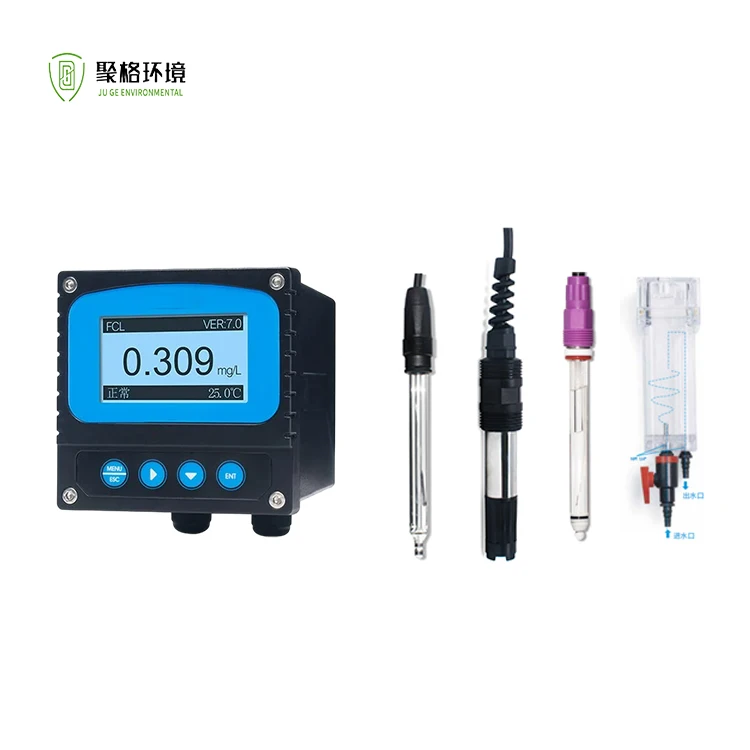 Disinfection Electrode Membrane Free Chlorine Meter Residual Chlorine Controller Chlorine Dioxide Dissolved Ozone Analyzer