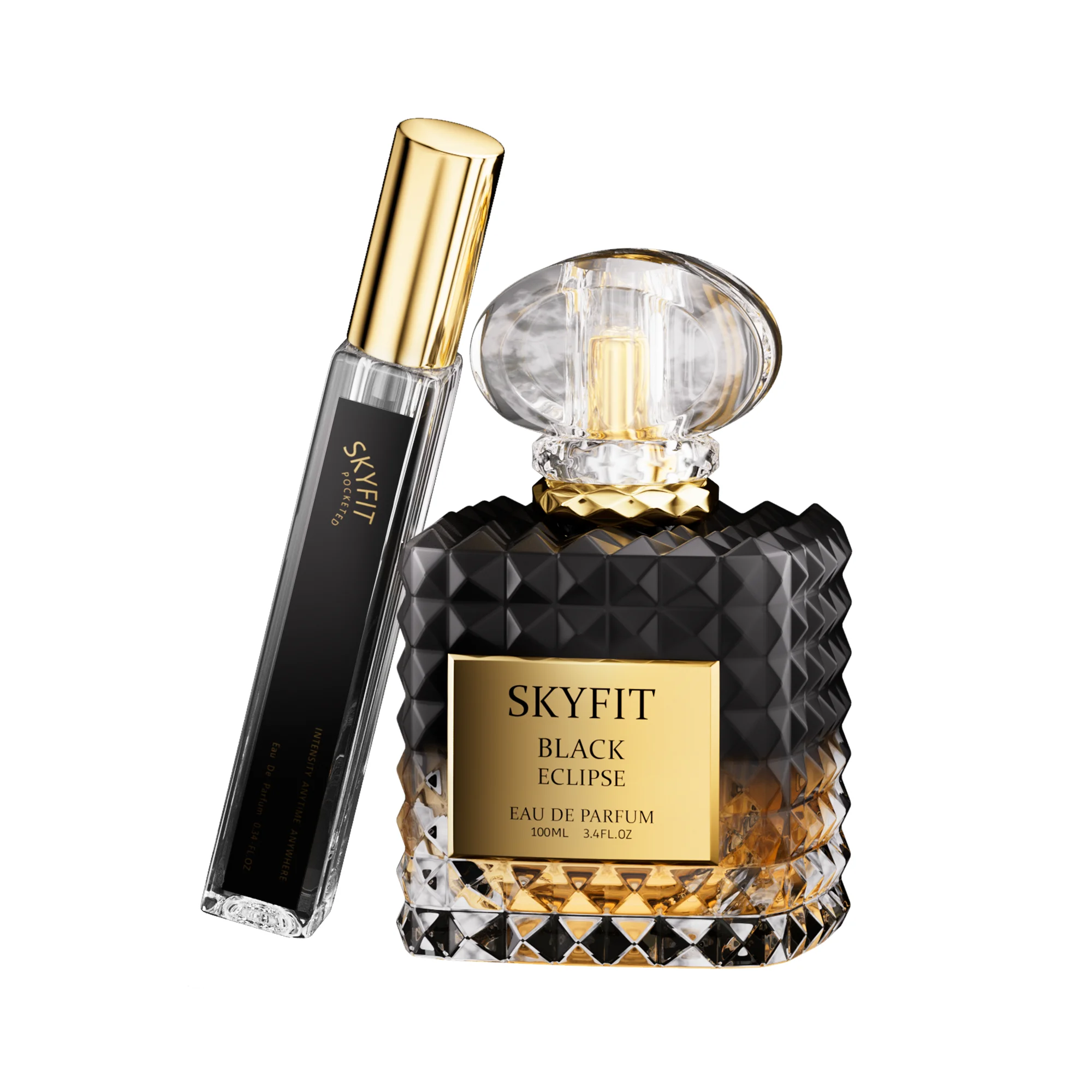 SKYFIT BLACK ECLIPSE EAU DE PARFUM 100ML+10ML 3.4FL.OZ +0.34FL.OZ