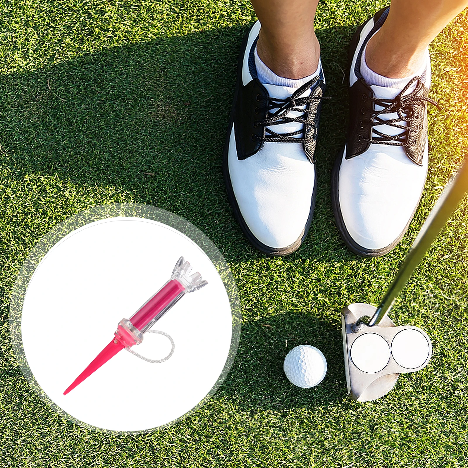 

Golf Tees Plastic Rack Ball St Lightweight Portable Golfs Supplies Golfs Accessories Supplies Golfer Gifts