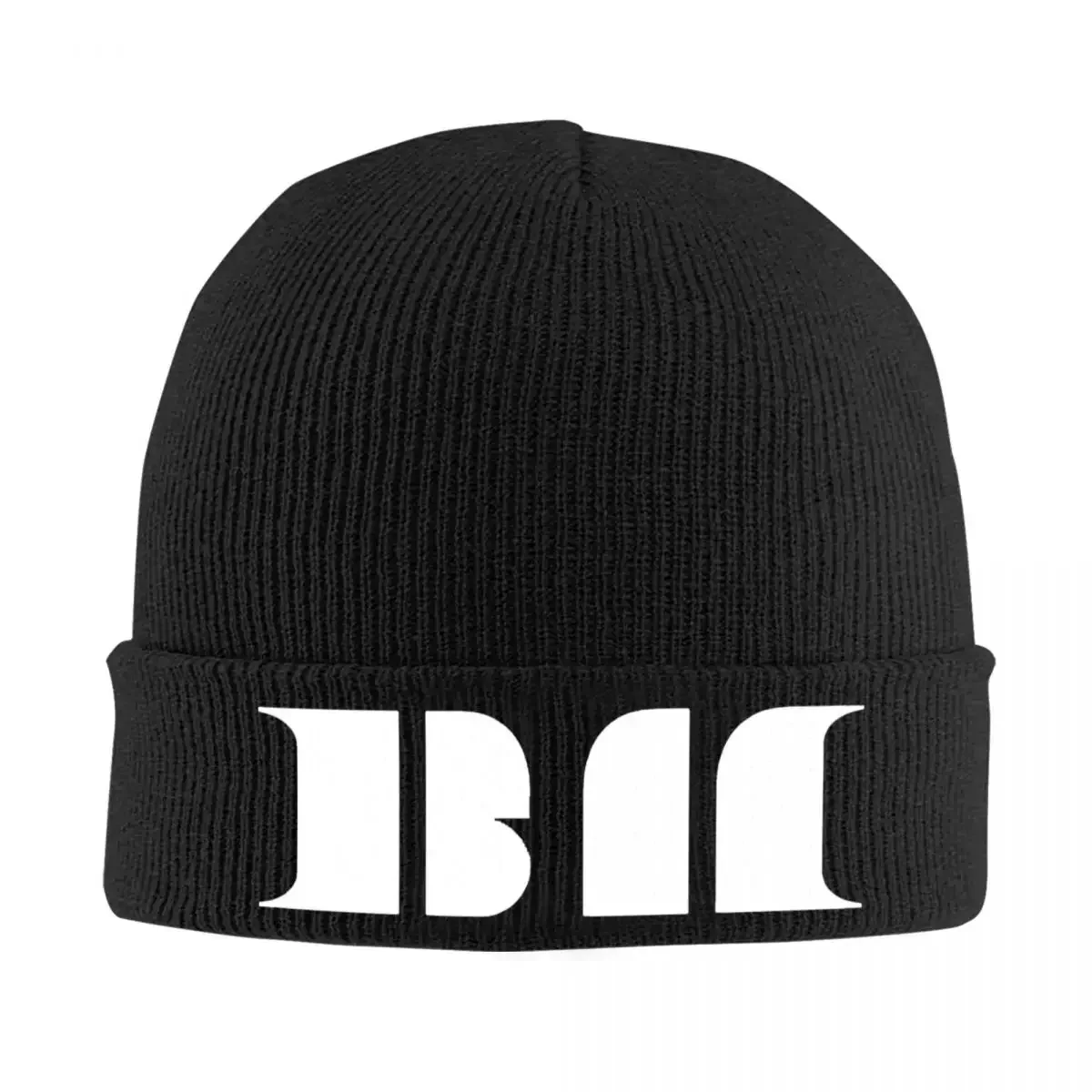 B-BABY-MONSTERS LOGO Beanie Hats Bonnet Hats Men Women Retro Kpop Knit Hat Winter Pattern Elastic Caps