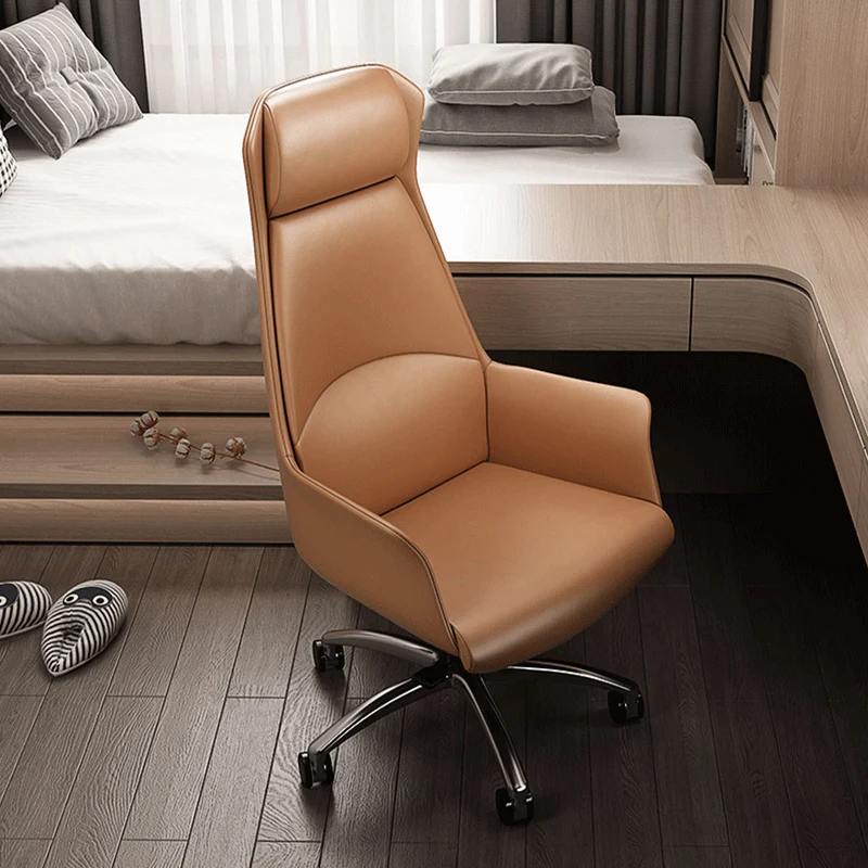 Lazy Chair Individual Reclining Relaxation Armchair Saddle Advanced Backrest Gamming Kitchen Computer Rolling Office Leg Rest