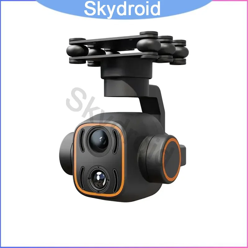

Двойная спитральная карданная камера Skydroid C12 2K HD и тепловизионная камера с 3-осевой стабилизацией и автоматическим отслеживанием для проверки