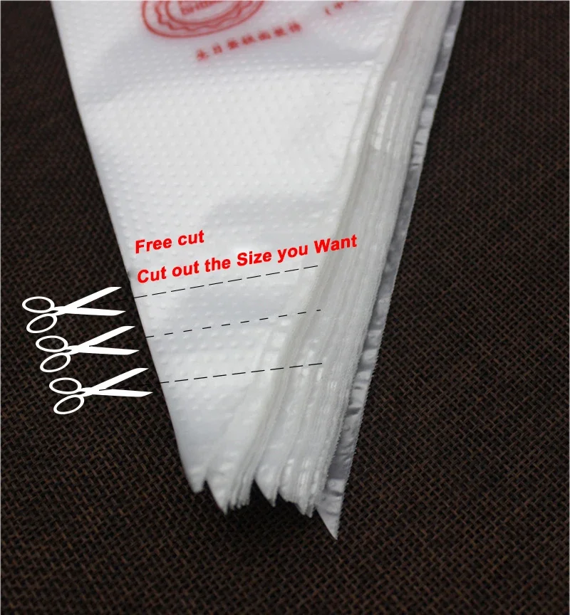 20~100pcs Disposable Pastry Bag S/M/L Confectionery Bags Cake Cream Icing Fondant Decorating Kitchen Baking Piping Bag Tools