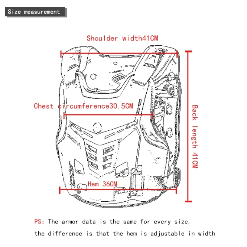 SCOYCO Motocross Body Armor Vest Chest Back Protective Jacket Off-Road Dirt Bike MTB Riding Gear for Men Women